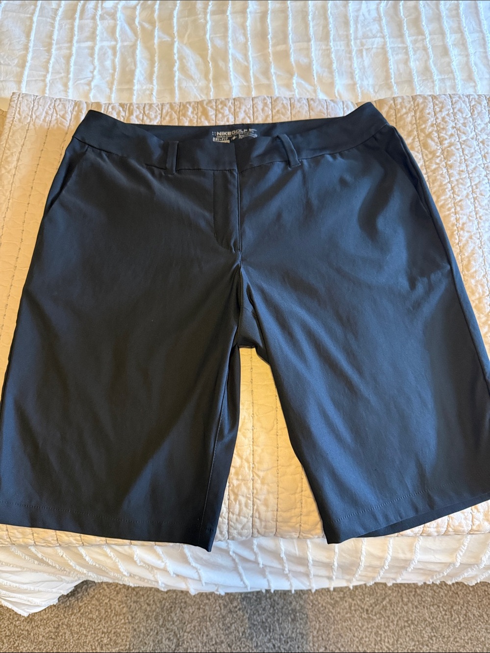 Nike Black Women's Golf Bermuda Shorts